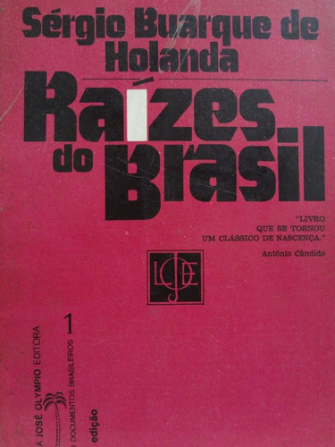 Livro Raízes Do Brasil Sérgio Buarque De Holanda | Parcelamento sem juros