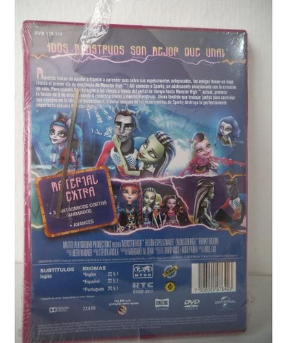 Monster High Fusion Espeluznante Dvd
