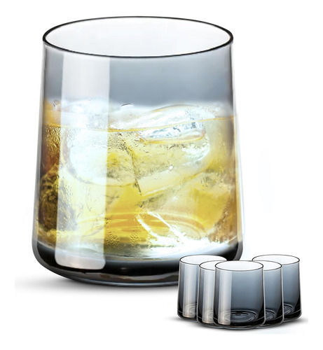 Laurel & Nash Old Fashioned - Juego De 6 Vasos De Whisky Par