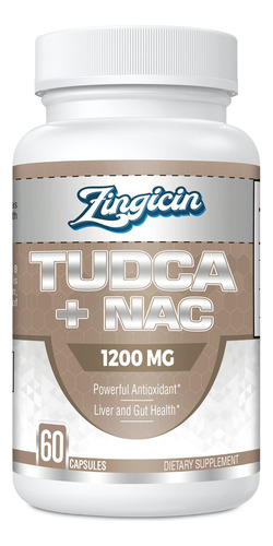 Zingicin Tudca Con Suplemento Nac 1200mg - 60 Cpsulas, Poten