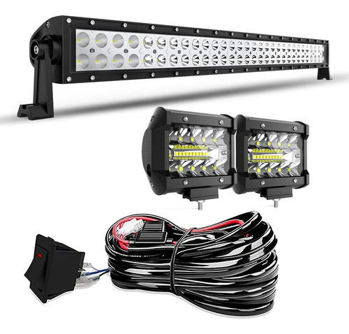 Keenaxis Barra De Luz Led De 32 Pulgadas, 180 W, Combo De In