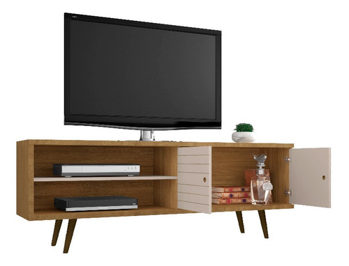 Imagen 2 de 5 de Mueble Rack Para Tv En Madera Mdp Onix Cin/off