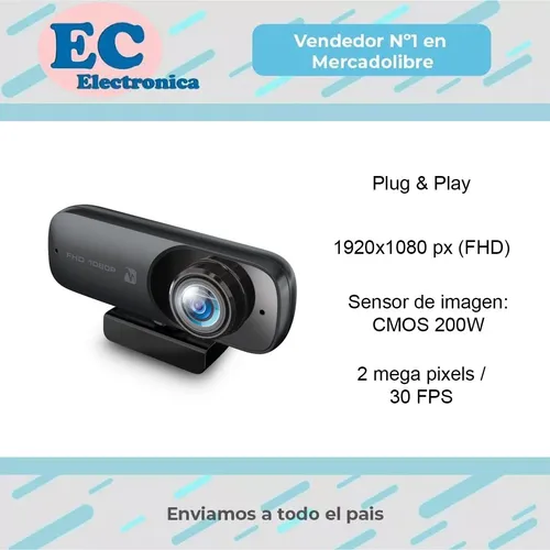 Camara Web Wc905 Pc Usb Microfono 1080p Streaming +