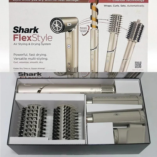 Shark Airwrap Secadora 5 Em 1 Secar + Cachos + Escova 110v Padrão Oficial 110v