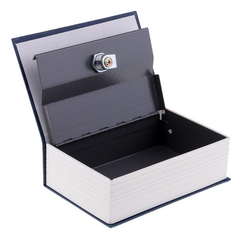 Caja De Seguridad Portátil Para Libros De Desvío Con Azul