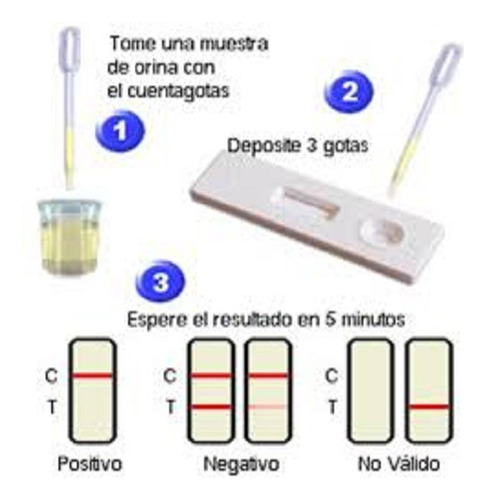 Test Detección De Droga En Orina Amp (anfetaminas) 1 Droga