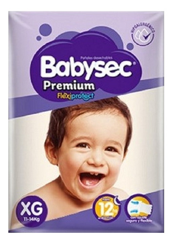 Pack 4 Paquetes Pañal Babysec® Elige Tamaño(p M G Xg Xxg)