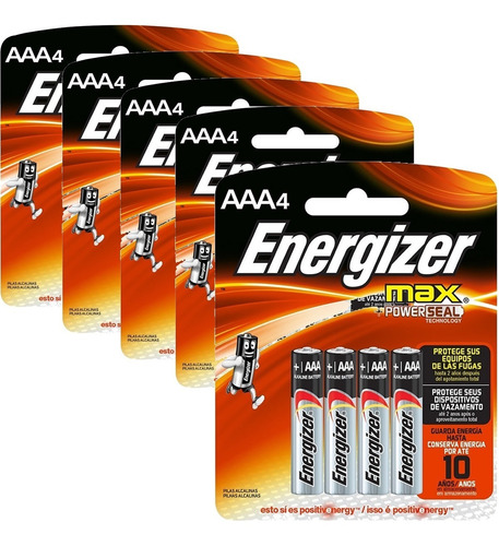 Imagen 2 de 4 de 40 Pilas Aaa Energizer 1.5v Alcalina - Caja Cerrada - Nuevas