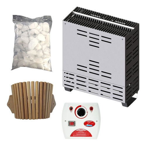 Kit Sauna Seca 10kw Sodramar + Quadro Analógico - Até 20m³ 220V