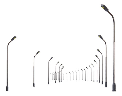 10 Piezas, Modelo, Luces , Lámpara Led, De Parque,