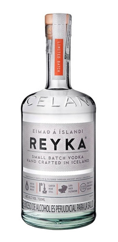 Vodka Reyka Botella X 750ml - L a $221