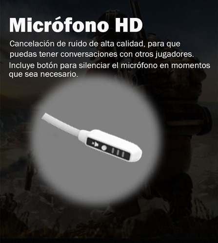 Imagen 5 de 10 de Auricular Xinua Hs1 Gamermicrofono Mute Luz Led Pc Ps4 Xbox