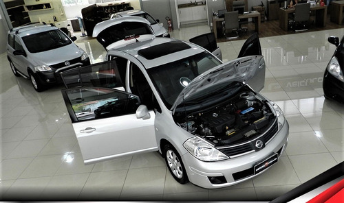 Nissan Tiida Sl 1.8 Automático Lacrado Teto Solar Couro Top