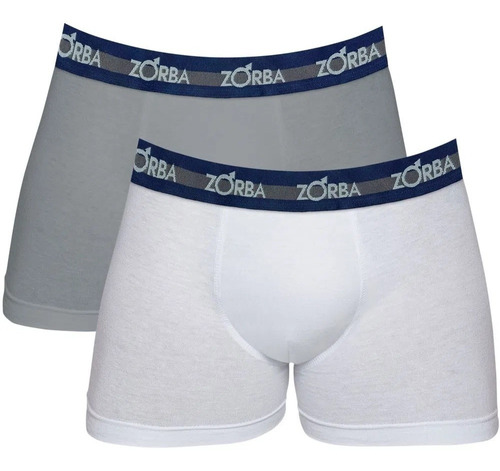 Kit 2 Cuecas Zorba Boxer 100% Algodão Lançamento Original