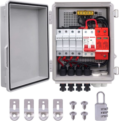 Caja Combinadora Fotoaica De 4 Cuerdas Ip65 Caja Combin...