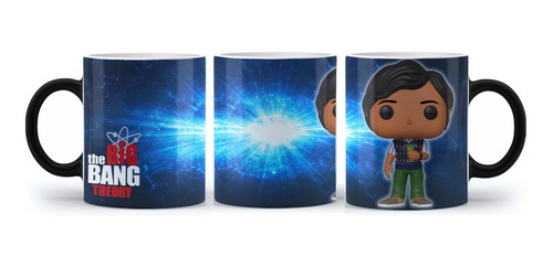 Taza Mágica Funko Rajesh Koothrappali, The Big Bang Theory.