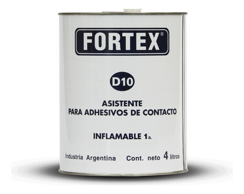 Cemento De Contacto Diluyente Removedor 4 Litros Fortex