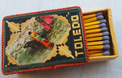 Caixa Fósforo Antiga Artesanal - Toledo Paraná - A66 (Usado)