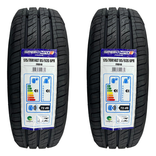 Kit 2 Pneus 175/70r14c 95/93s Frd18 Speedmax Carga +brinde S