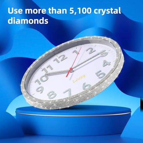 Reloj De Pared Con Diamantes De Imitación 3d Coloridos, 25 C