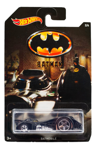 Hot Wheels 2015 Dc Batman Series 2/6 Batmobile Keaton 1989