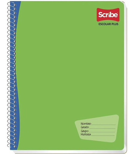 Cuaderno Profesional 5pzs Scribe Cuadro Chico 100 Hojas