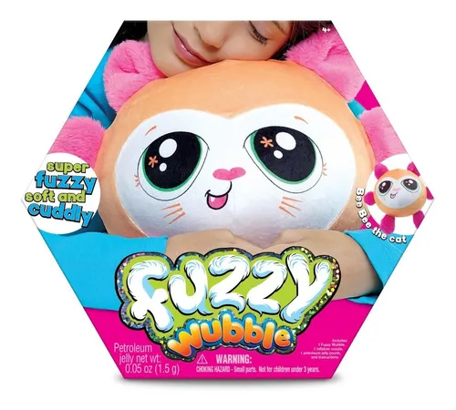 Fuzzy Wubbles Peluche Inflable De Wubble Bubble Ball Color Cat
