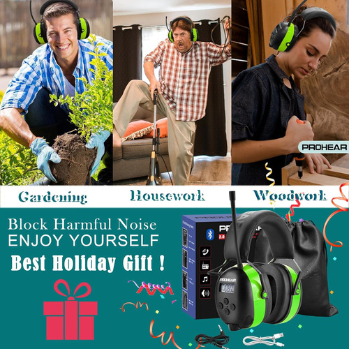 Auriculares De Radio Bluetooth Prohear 033 Am Fm - Upgrad...