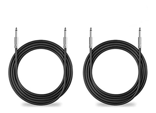 Micrófonos Cable De Altavoz 2 Unidades 50 Pies 1/4'' A 1/4''