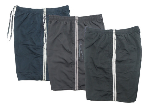 Kit 3 Shorts Bermuda Masculina Big Plus Size 3 Bolsos