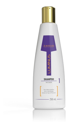 Shampoo Matizador Luminus Âmbar Profissional 250ml