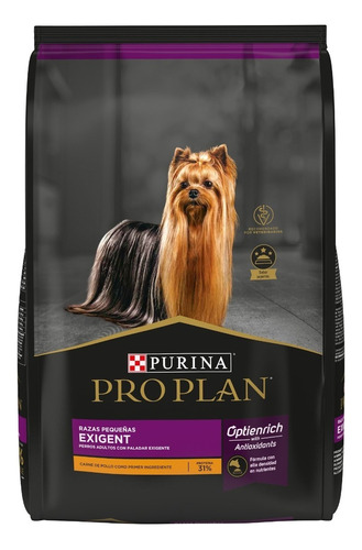 Alimento Pro Plan Exigent Exexigent para perro adulto de raza pequeña sabor mix en bolsa de 7.5kg