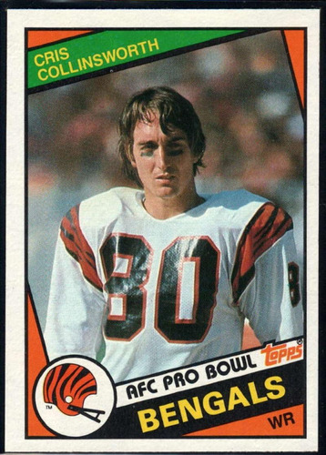 Fútbol Americano Nfl 1984 Topps 37 Cris Collinsworth Bengals