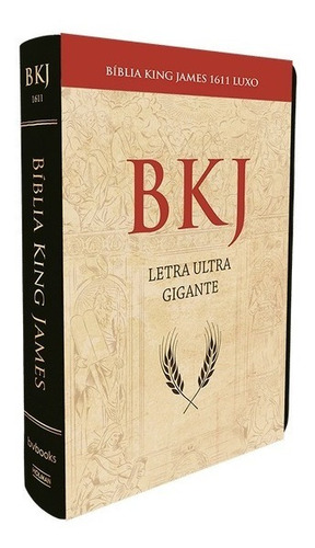 Bíblia King James 1611 Fiel Letra Ultra Gigante Luxo Preta