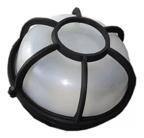 Aplique Tortuga Pvc Redonda Con Reja Ø20cm Negra Blanca