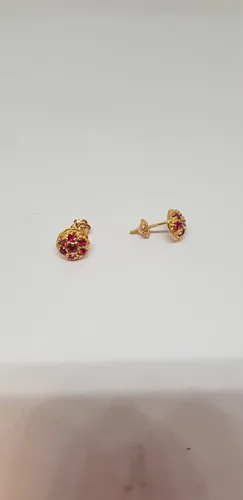 Aros frutilla de oro sales
