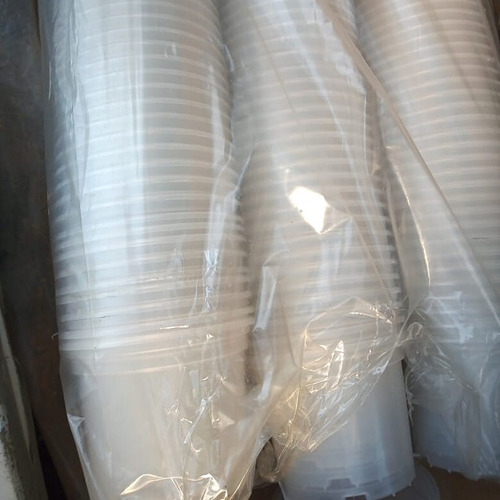 Kit 12 Vasos Transparentes Plástico Orquídea Adulta Pote 15