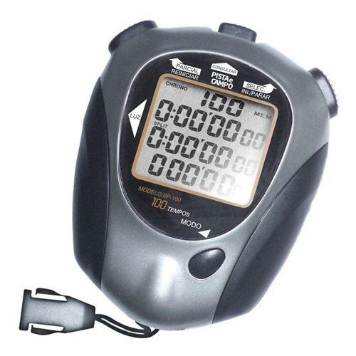 Cronômetro Digital Profissional Stopwatch 100 Tempos Split S