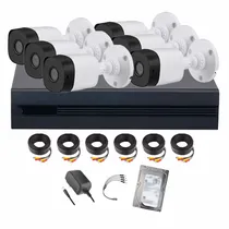 Comprar Kit Videovigilancia Cronos 6 Cámaras Dahua Bala B1A11 1MP + HDD 3TB + Cables + Accesorios - Kit CCTV KITXVR1B04-6CC-3TB (DVR Dahua XVR1B08-I Circuito Cerrado)