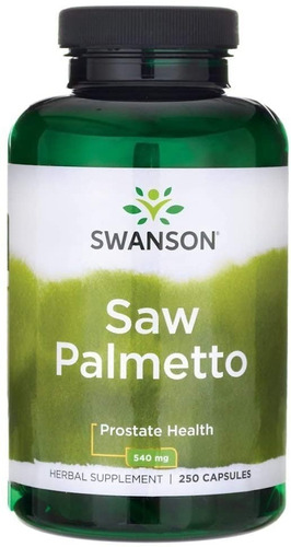 Saw Palmetto 540mg Swanson 250 Capsulas