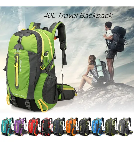 Mochila De Viaje Para Portátil De Senderismo, 40 Litros, Res