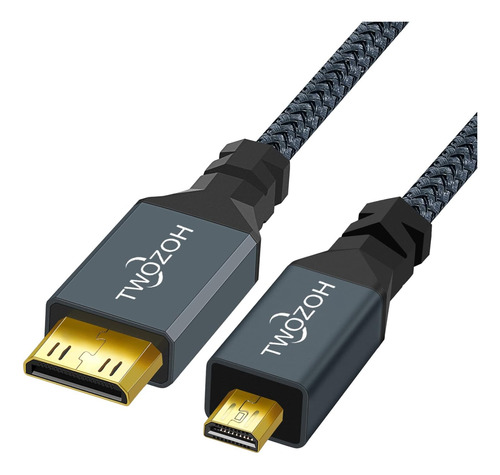 Twozoh Micro Hdmi A Mini Hdmi Cable, Mini Hdmi Macho A M...