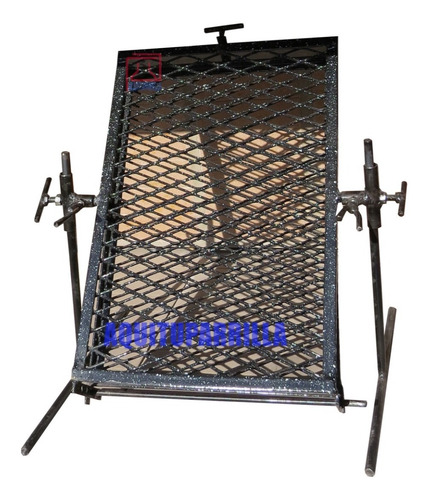 Imagen 1 de 1 de Parrilla Portatil Enlozada Asador Desarmable Regulable