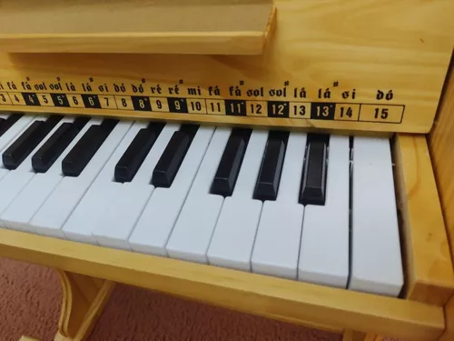 Brinquedo Antigo Piano Pedrinho Mattar Hering Anos 80 Zero