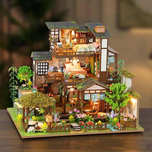 Aplicável A Kits De Casa De Muñecas En Miniatura Diy, Casa