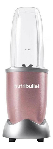 Licuadora portátil Nutribullet 600-series 600W 8 accesorios 24 fl oz oro rosa con vaso de tritan 120V - Incluye 8 accesorios