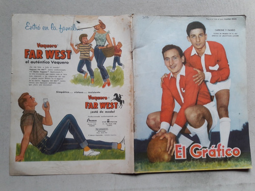 Revista El Gráfico Nº 2056 Carbone Y Pando Argentinos 1959