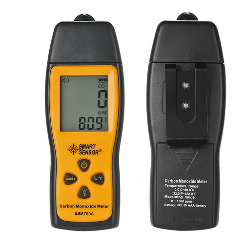 Imagem 3 de 6 de Smart Sensor Medidor De Monxido De Carbono Porttil Com Detec