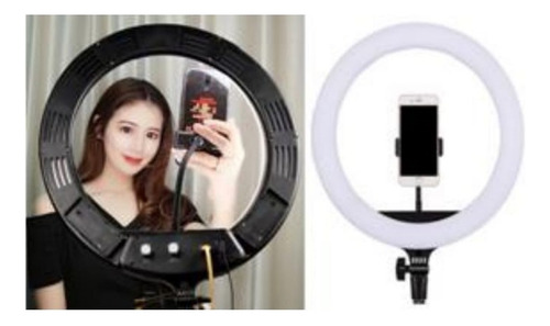 Ring Light Profissional 18 Polegadas Easy LED400 C Bolsa E Tripé Cor da estrutura Preto Cor da luz Branco-frio 127/220V