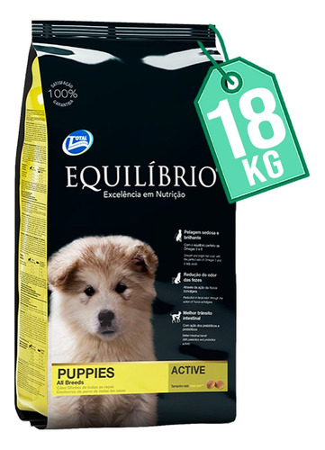 Equilibrio Comida Perro Cachorro Active 15 Kg